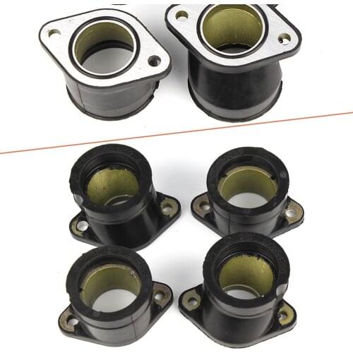 Motorcycle Carburetor Interface Intake Manifold Adapter Joint Boots Set For Kawasaki ZR750 Zephyr ZR-7S ZR750 ZR-7 Z750 GT750