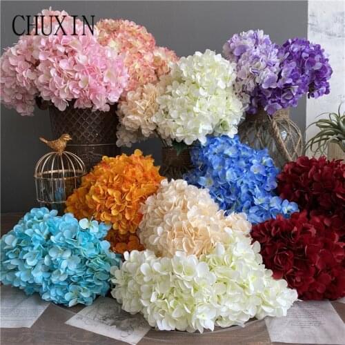 5 Fork Silk Hydrangea High Quality Artificial Flower Christmas Wedding Decorations Home Decor Gift Party Fake Flower Decorations