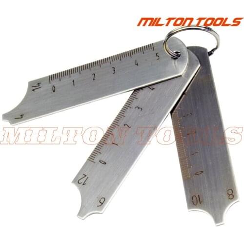 Welding Gauge for 3pcs key set MIG/TIG/STICK weld gage mesure tool simple pack