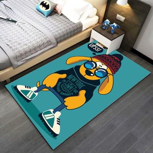 Cute Style Bedroom Carpet Childrens Rug 3d Printed Carpet Floor Mat Cartoon Rug Room Decor Carpets for Living Room