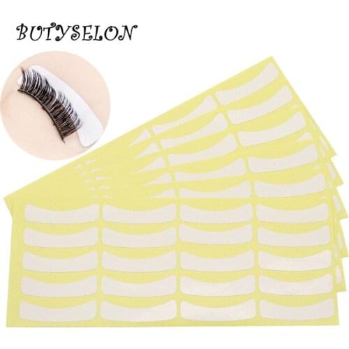 100 pairs Eyelash Extension paper Patches grafting lash Under Eye Pad Tips Sticker Natural Eyelashes Makeup Paper Adhesive Tape