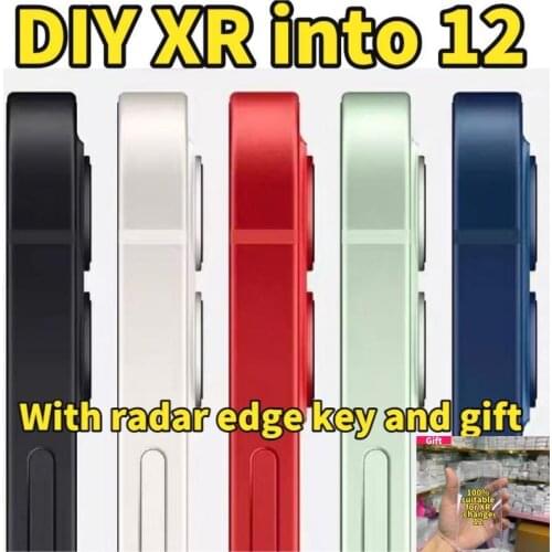 New High Quality For iphone XR to 12 pro iphone XR to iphone 12 housing XR Up to 12 , Flexible electric lamp + protective shell