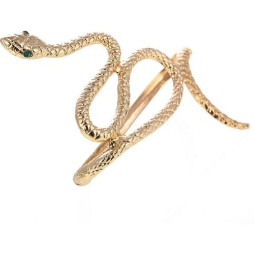 Drop Shipping Vintage Snake Shape Hand Palm Bracelet Bangle Cuff Ring Women Jewelry Gift
