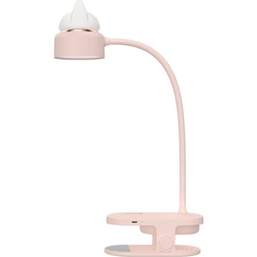 LED Desk Lamp USB Charging Folding Clip Light Three-gear Adjustable Cat Reading Night Light For Smart Home Desktop Decoration