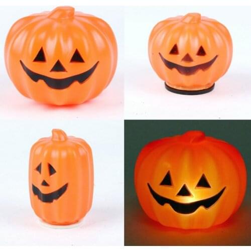 New Halloween LED Pumpkin Lantern Talking Toy DIY Holiday Light Lamp Party Supplies Scary Home Decor Halloween Lampara Props
