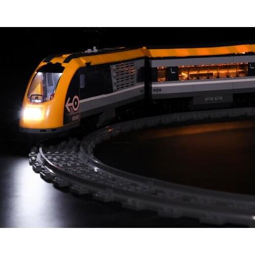 Led Light Kit For City Series Passenger Train Lighting Set For 60197 Building Blocks
