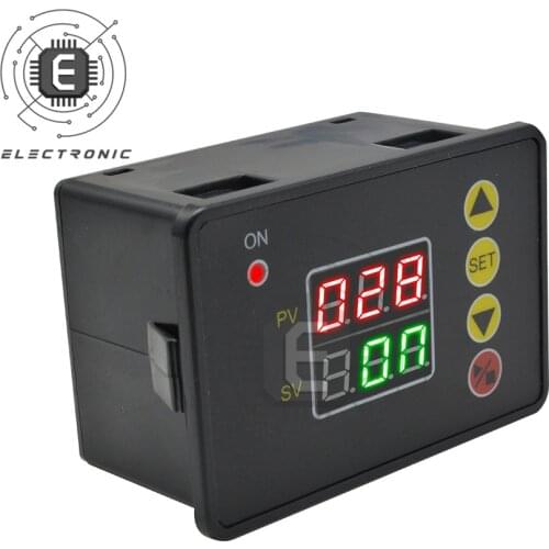 T2310 DC 12V 24V AC 110V 220V Programmable Digital Time Delay Switch Relay Timer Controlller Module 0-999s/min/hour with Buzzer