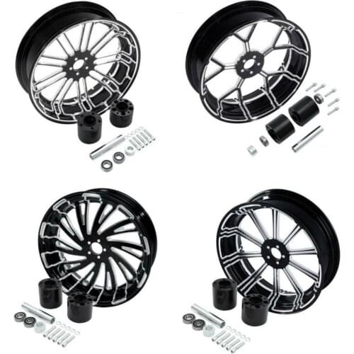 Motorcycle 18'' x 5.5'' Rear Wheel Rim with Hubs For Harley Touring Non ABS Road Electra Street Glide FLTR FLHT FLHR FLHX 09-20