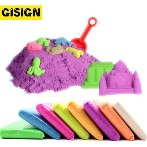 100g/bag Sand Slime Soft Clay Novelty Beach Toys Model Clay Dynamic Moving Magic Sand Toys for Children
