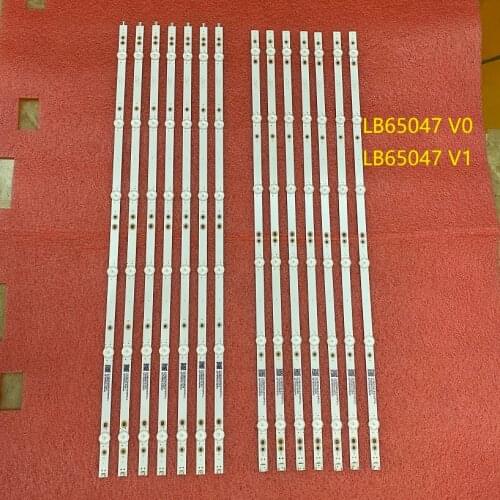 14pcs/set LED backlight bar for Phi 65PUS6523 65PUS6162/12 65PUS6262 65PUS6412 65PUS6703 65PUS6753 65PUS7303 65PUS6503 65PUS6723