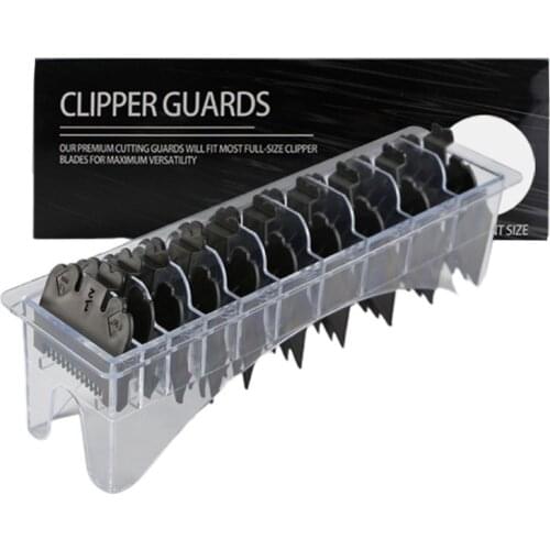 2021 New 10 Pcs/set Electric Clippers Caliper Limit Comb Oil Head Clipper Combs Tool