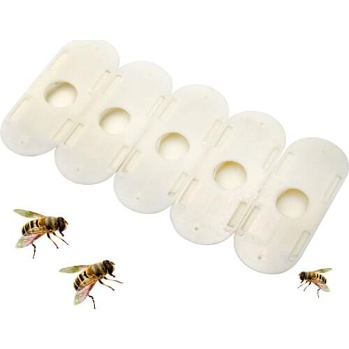 4PCS Beekeepers Porter Bee Escapes White Plastic Beehive Nest Door Useful Farm Animals Beekeeping Beekeeper Equipment Tools