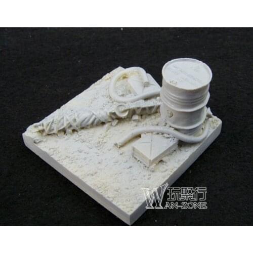 1/35 soldier scene accessories resin model platform base