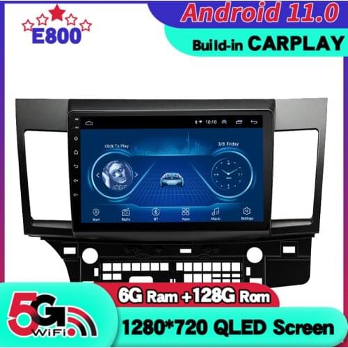 NEW 6GB Ram 128GB Rom 9 Inch Touchscreen 2Din Car Radio Android 10.0 Multimedia Autoradio Stereo For Mitsubishi Lancer 2009