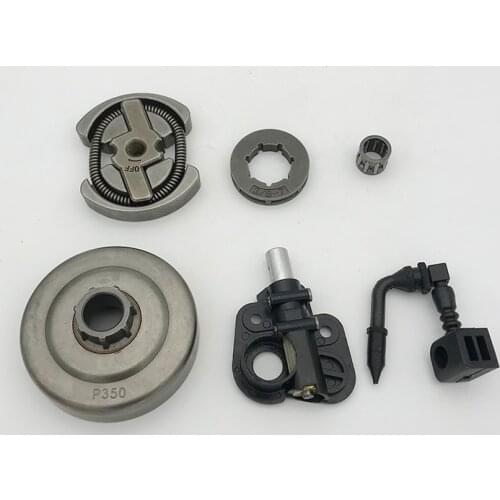 HUNDURE 3/8" 7T Clutch Drum Sprocket Rim Bearing Oil Pump Drive Set fit PARTNER 420 390 350 351 352 370 371 Chainsaw Spare Parts