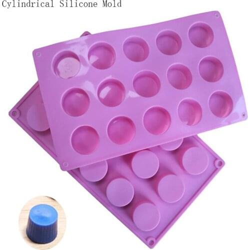 15 Cavity Chocolate Candy Mold Silicone Baking Mould for Snack Size Peanut Butter Cup Jello Keto Fat Bombs and Cordial