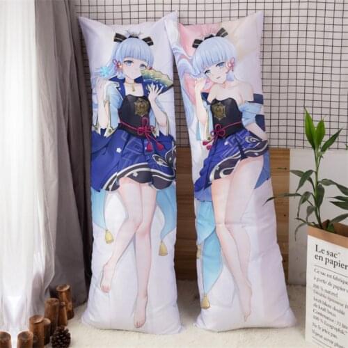Game Genshin Impact Kamisato Ayaka Pillow Case Cosplay Dakimakura Cartoon Kawaii Men Women Costume Accessories