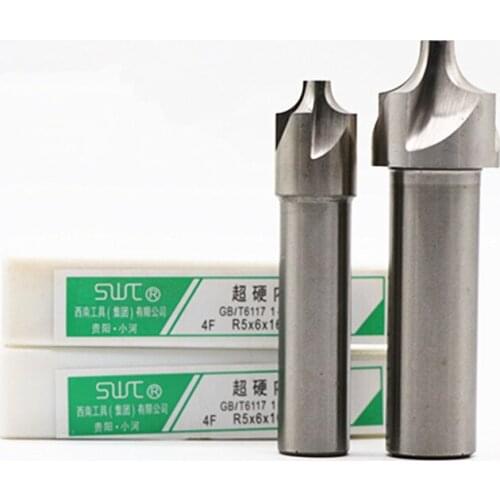 1PCS 2/4Flute R1-R12.5 HSS Corner Rounding End mills,Ball nosed Mill concave Radius milling cutters (R1/R2/R4/R5/R6/R8/R10/R12)