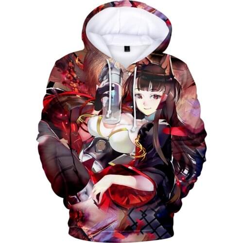 Azur Lane Sakura Empir 3D Print Fashion Fall Winer Suit Hoodies Sportswear Hooded Youthful Kawaii Youthful Women/Men The hooded