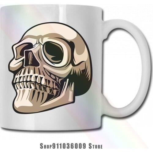 Skull mug cup tazas