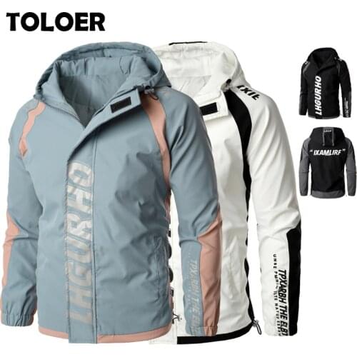 New Jackets Men Fashion Hip Hop Windbreaker Coats Casual Jacket Men Cargo Bomber Mens Jackets Coats Outwear Hooded Streetwear