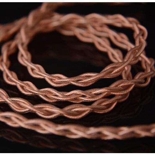 NiceHCK 4 cores 4N OFHC High Purity Oxygen-Free Copper Cable 3.5/2.5/4.4mm Plug MMCX/2Pin For ZS10 ZSX TV90 NiceHCK NX7 Pro/DB3