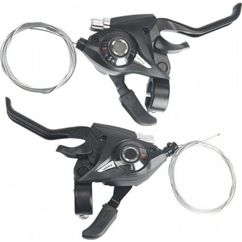 1Pc Thumb Shifter Left/Right Accurate 3 Speed/7 Speed MTB Trigger Shifter Derailleurs for Mountain Hybrid Bike Bicycle Parts