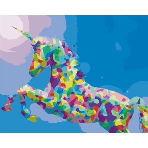 Petrichor Nice Paint By Number With Frame For Adults Hand Painted Painting Art Gift Diy Coloring By Numbers Kits Home Decoration