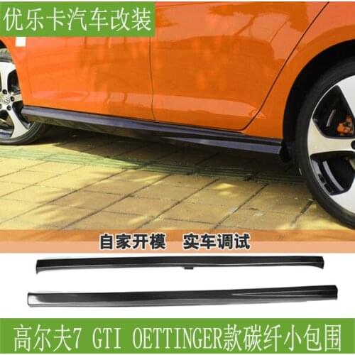 Applicable to 7 Golf Gti Small Surround Volkswagen High 7r Refit Oettinger Carbon Fiber Front and Back Lip Skirt with i