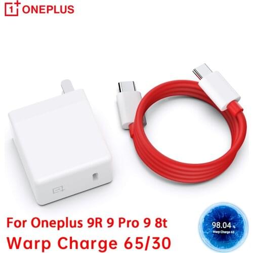 Oneplus Warp Charge 65 W Power Adapter Eu Us Uk Usb C Cable Warp Charger 65w Fast Chargeur One Plus 9 R 9R 9pro Pro 8T Nord 2 5G