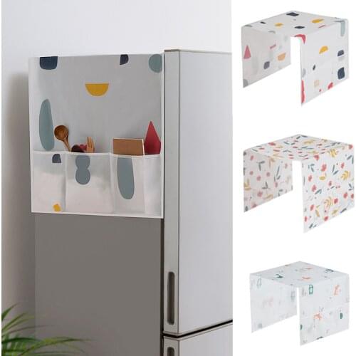 Waterproof Refrigerator Dust Cover Refrigerator Washing Machine Cover Anti-dust Cover Household Freezer Storage Bags Home Decor
