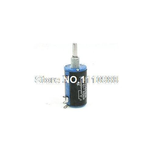 WXD3-13 4mm Shaft Multi Turn Rotary Wirewound Potentiometer 6.8K ohm 2W