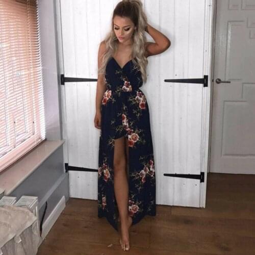 Sexy Bodysuit Women Rompers Jumpsuits 2021 summer United States selling printed v-neck condole Women Jumpsuit streetwear CFF384