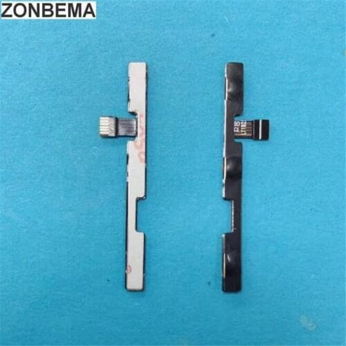 ZONBEMA 10pcs Power switch on off Volume Mute Button flex Cable for Motorola E6 Plus