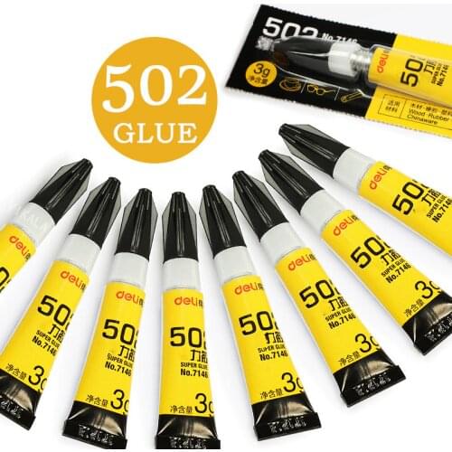 3pcs Deli Office Supplies Liquid Glue Metal Ceramic Stationery Office Material Contact Adhesive Super Liquid Glue for Glass 7146