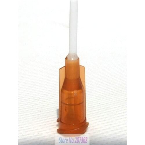 50pk 15gauge 1/2inch Flexible Dispense tip ,Glue Dispensing Needle