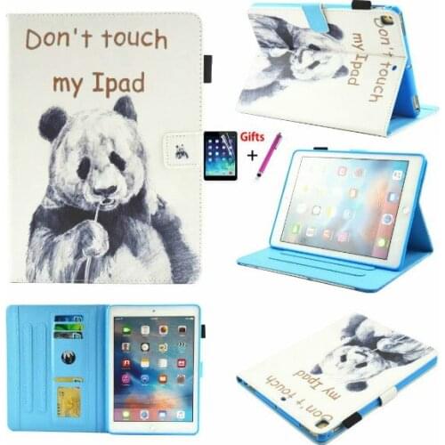 Printing case For Apple iPad5/ Air A1474/A1475/A1476 9.7 inch cases Stand filp leather cover for iPad Air 1/ ipad 5 case+ Gifts