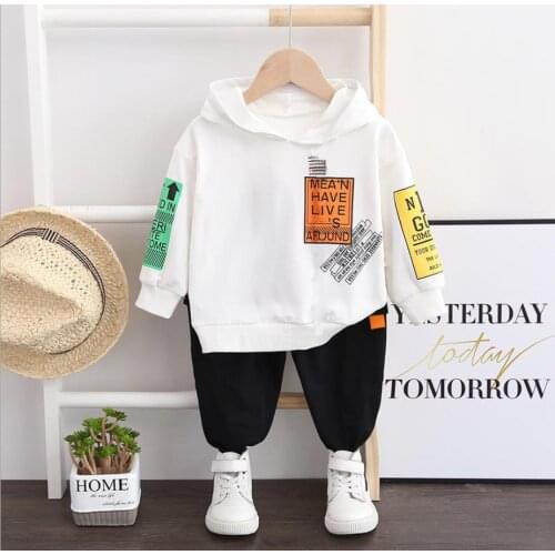 Kids Tracksuits Fashion Children Clothes Autumn Baby Girls Clothing Boys Cotton Jacket Pants 2Pcs Set Child Sport Casual Costume