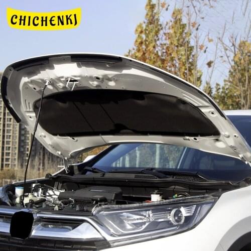 For Honda CR-V 2017-2020 Car Heat Sound Insulation Cotton Front Hood Engine Firewall Mat Pad Cover Noise Deadener Accessories