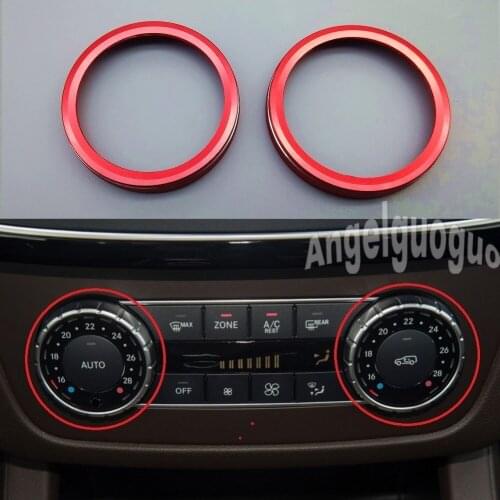 For Mercedes Benz GLE M GLK SL GLS SLK G GL CLS Class Car Air Conditioning Rotary Knob Button Cover