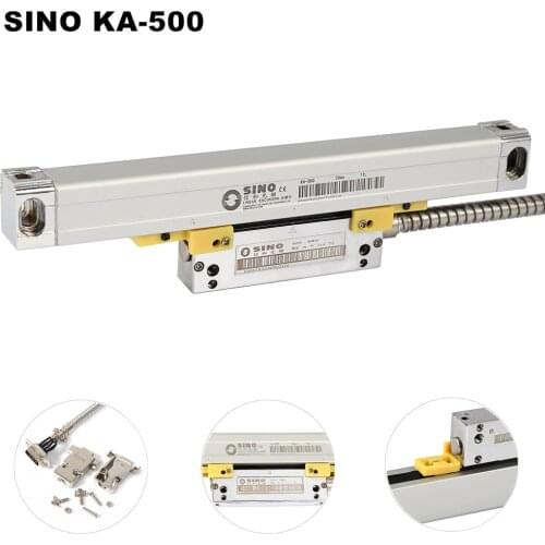 Hot Lathe Mill DRO Senso Sino KA500 70 120 170 220 270 320 370 420 470 520mm Slim Scale 0.005mm KA-500 Small Thin Linear Encoder