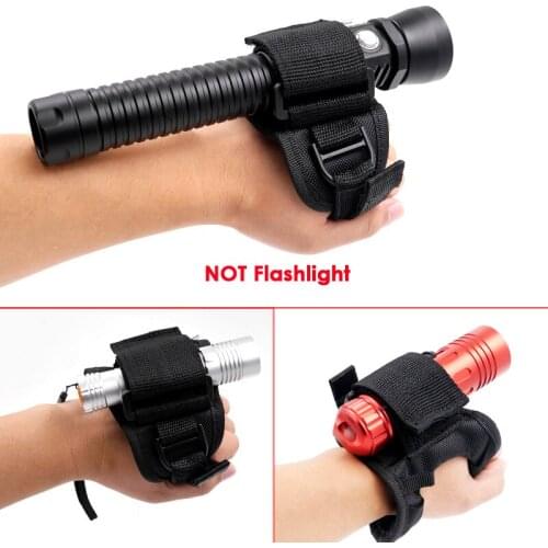 Soft Handmount premium quality soft 'goodman' style glove for handheld dive lights mount hand hloder armhand holster light pouch