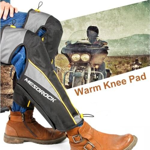 Motorcycle Knee Protector Unisex Warm Knee Pad Leg Warmer Protector Off-Road Motorcycle Knee Pads Snowboarding Skiing Kneepad