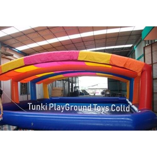 Outdoor kids round pool Inflatable swimming pool tent