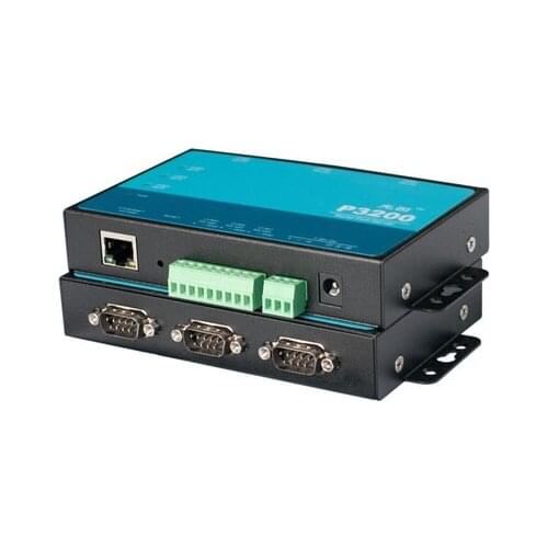 Serial Device Server + Modbus, independent 3 channel Isolated RS232 + 3 channels RS485 to Ethernet TCP/IP VCOM