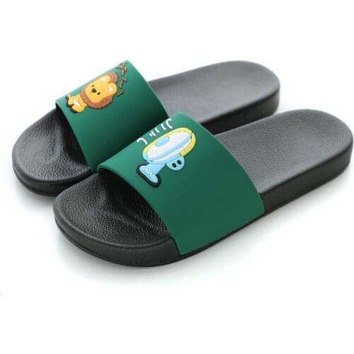 Outdoor Slippers Beach Home Antiskid Lovely Bathroom Home Girls Wear Cartoon Slippers Men Home Slippers Men Shoes