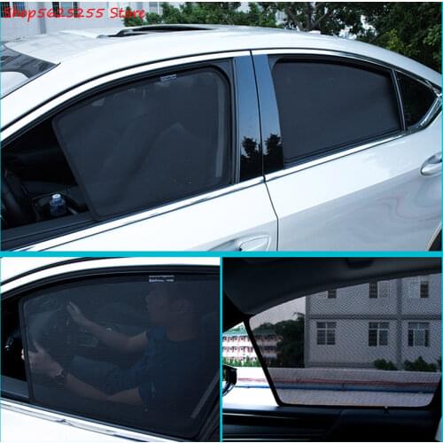 Car Sunshade Window Sunscreen Cover For Honda Civic 8th 10th Gen 2021 2016 2020 Magnetic Sun Shade Anti-mosquito Netting