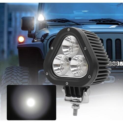Car 30W LED Work Light Color Temperature 6000K White Light Driving Lamp For ATV Truck Off-Road 4x4 Vehicles 1 piece