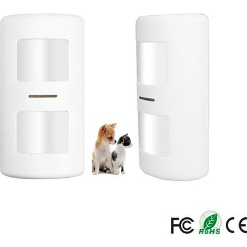 433MHz Wireless Pet-friendly Pet-Immune Animal Friendly Motion IR PIR Sensor 433MHz dual passivepet Detector For Alarm System