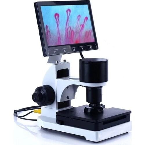 USB HD Digital Microscope Zoom Nail Fold Capillary Microcirculation Test Machine Analyzer Blood Microcirculation Instrument